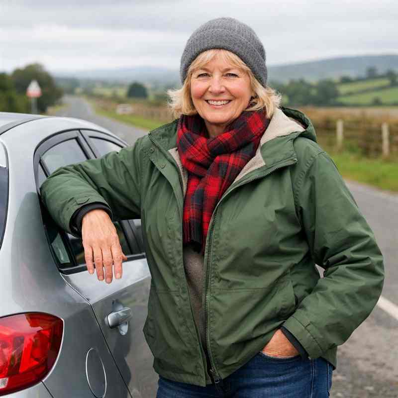 female motorist looking for cheap online car insurance