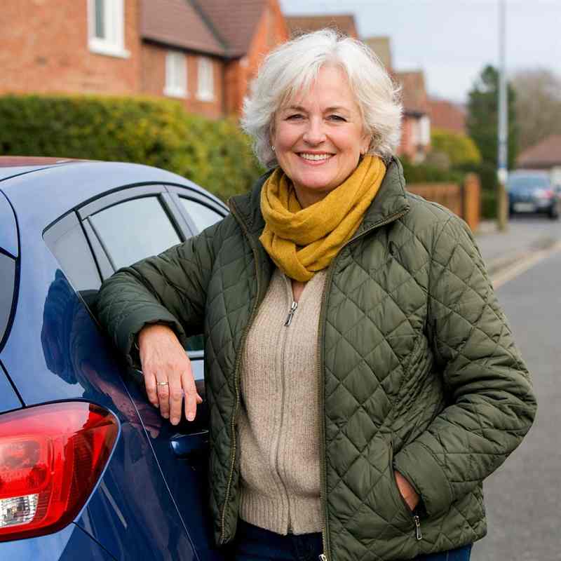female motorist looking for cheap online car insurance