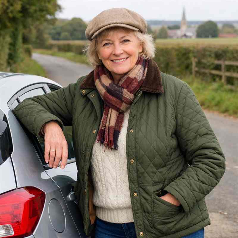 female motorist looking for cheap online car insurance