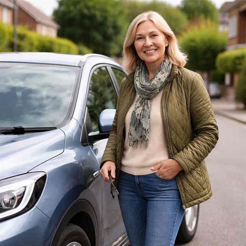 young female driver under 25 comparing insurance