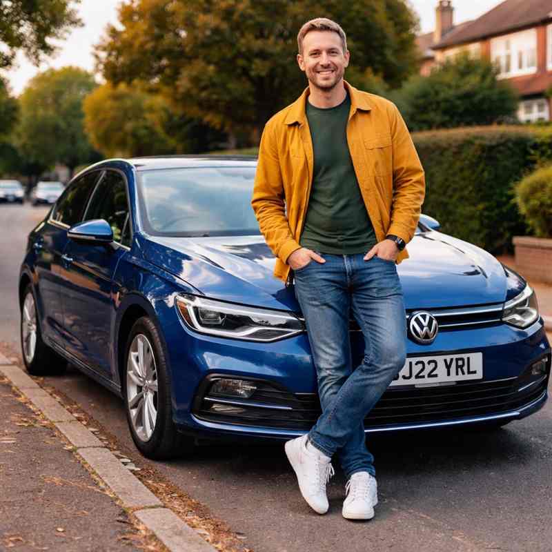 male older driver reviewing car insurance options online